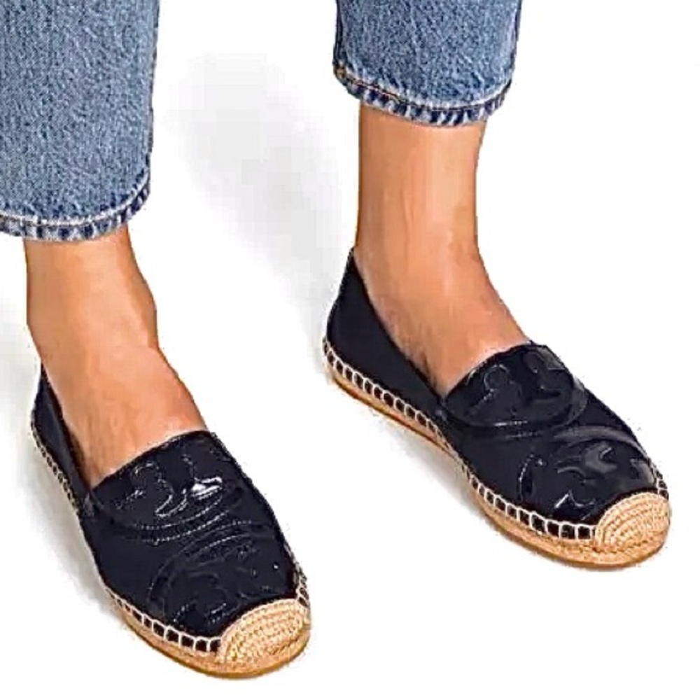 Tory Burch Black Espadrilles